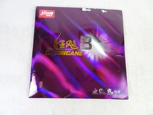 DHS Hurricane 8-80 RED 2.1mm H37 Tacky Table Tennis Rubber - Picture 1 of 2