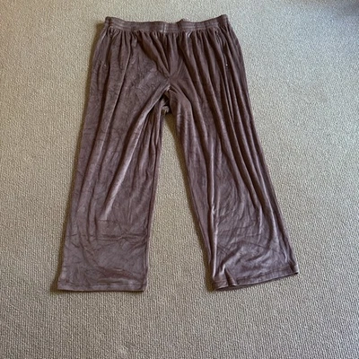 Skims Sienna Velour Track Pants, Size 4X NWT - Image 1 of 3