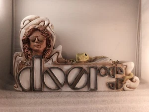 2004 Official The Doors Jim Morrison Lizard King Incense Burner Statue - Foto 1 di 13