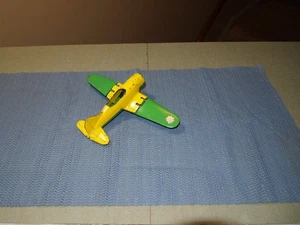 HUBLEY  WW2 fighter plane vintage Kiddie Toy Made in Lancaster PA, good colors - Picture 1 of 12