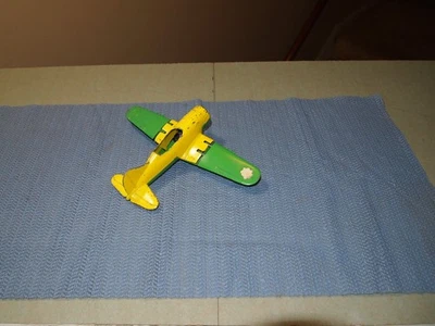 HUBLEY  WW2 fighter plane vintage Kiddie Toy Made in Lancaster PA, good colors - Image 1 of 4