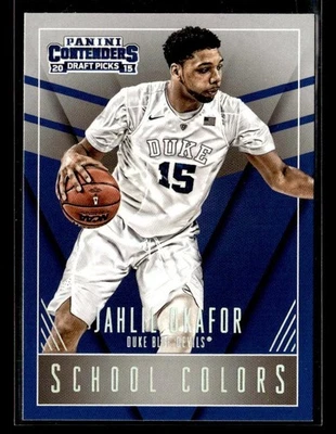 Tarjeta 2015 Panini Contenders Draft Picks #18 Jahlil Okafor School Colors Foto 1 de 2