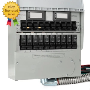 Generator Transfer Switch, 50A Pro/Tran2 10-Circuit 2 Manual Transfer Switch, Mark - Bild 1 von 11