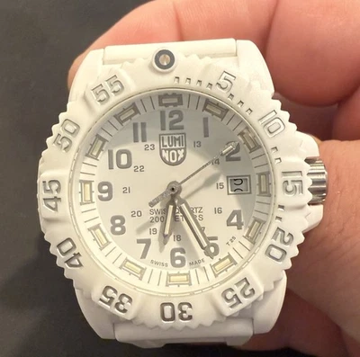 luminox watch White Series 7050 Mint Condition - Image 1 of 4