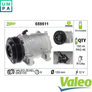 COMPRESSOR AIR CONDITIONING 559511 FOR NISSAN 92600-JP11D 92600JP11D - Picture 1 of 9
