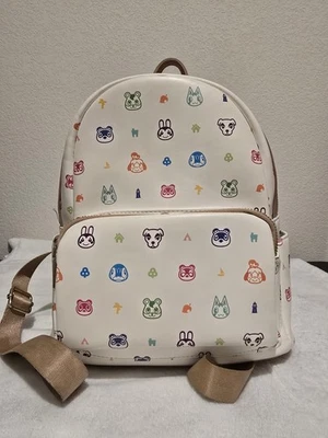 Mini Mochila Interruptor Nintendo Animal Crossing Cuero Vegano Soporte Foto 1 de 4