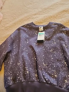 Kids NIKE oversized Fit Sweatshirt Size XL New - Picture 1 of 7