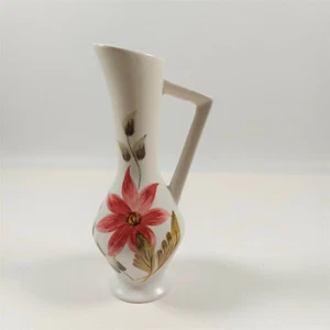 Vtg Small Ceramic Art Deco Floral Pattern Posy Vase 15.7cm Tall made in England - Picture 1 of 10