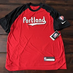 Nike Portland Trail Blazers NBA Authentics Player Issue Practice Shirt Sz Medium - Picture 1 of 7