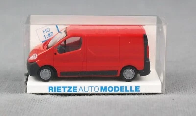 RIETZE 11280 (H0,1:87) - OPEL VIVARO Kasten rot - NEUWARE!