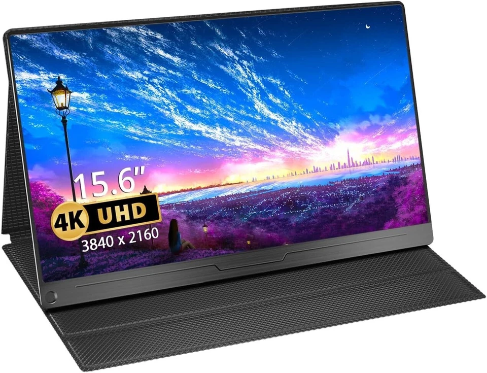 Portable Monitor 4K EVICIV Upgraded 15.6 Inch UHD3840 x 2160 RRP £289 FREE P&P - Image 1 of 4