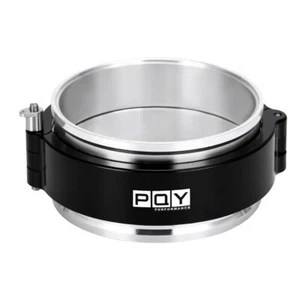 102MM 4" Inch Aluminum VBand Clamp For Intercooler Pipes Quick Release leak-free - Picture 1 of 17