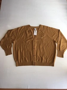 Nike SB Skate Cardigan Wool Polyester Brown Unisex Adult Sz 3XL DQ6306-722 - Picture 1 of 9