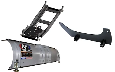 KFI 72" Steel Snow Plow Kit ALL John Deere GATOR XUV 615 625 815 825 855 S4 - Image 1 of 4