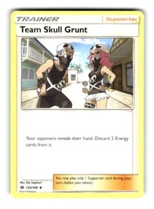 Pokemon Sun & Moon Team Skull Grunt 133/149 LP - Picture 1 of 4