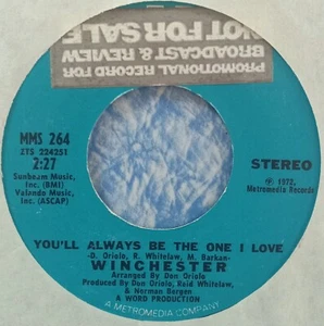 RARE FUNK SOUL PROMO Winchester You'll Always Be The One / Hot On The Heels Love - Imagen 1 de 4