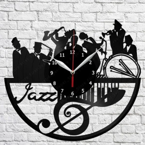 Jazz Vinyl Uhr Schallplatte Wanduhr Dekor Fan Art Home 3181 - Bild 1 von 12