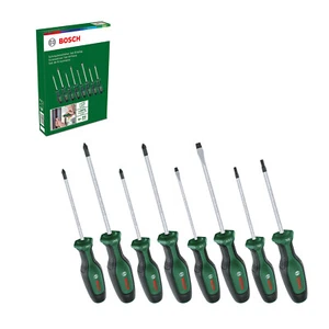 Bosch Screwdriver Set 8-Piece (S2 Steel; Softgrip; Magnetic Tip) - Picture 1 of 7
