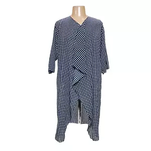 Lularoe Strickjacke blau Gingham - Größe L - Bild 1 von 4