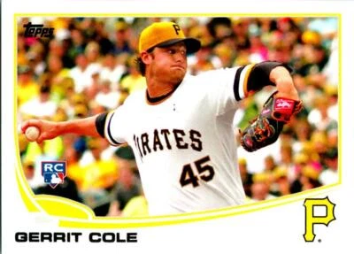 2013 Topps Update #US150A Gerrit Cole RC Rookie Pittsburgh Pirates Baseball Card Foto 1 de 2