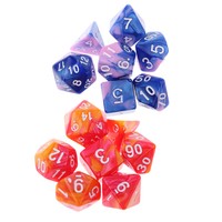 Polyedrische Würfel D20 D12 D10 D8 D6 für Dungeons and Dragons Game