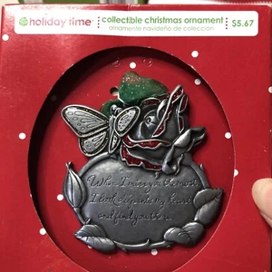 Gloria Duchin 2007 "Cuando te extraño más" estaño adorno de Navidad hecho en EE. UU. - Imagen 1 de 4