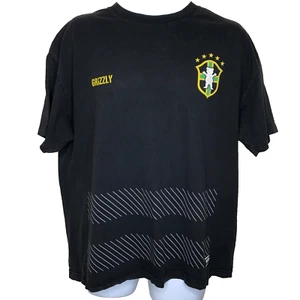 Diamond Supply Men Authentic Black Grizzly Grip Tape Number 10 T-Shirt XL - Picture 1 of 8