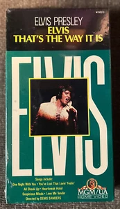 Elvis Presley That’s The Way It Is VHS 1987 MGM King Rock RARE SEALED Vintage - Picture 1 of 5