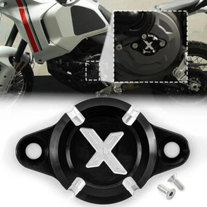 Timing Inspection Cover Engine Stator Cover Black Fits Ducati Desert X 2022-UP ， - Picture 1 of 9