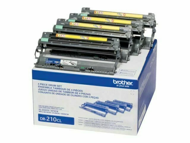 Brother DR210CL 4 Piece Drum Set - Black/Cyan/Magenta/Yellow - Image 1 of 1