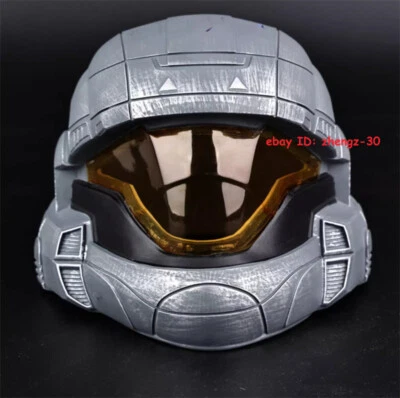 Game Halo Spartan Master Chief Cosplay Helmet Halloween Props Mask New - Image 1 of 3