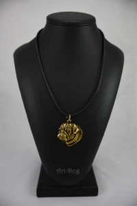 Carlin, collier couvert d’or, qualité supérieure Art Dog FR - Picture 1 of 3