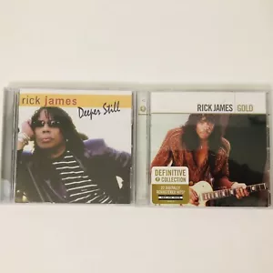 Deeper Still & Rick James Gold Music CDs Brand New Set Of 2 Disc Sealed - Picture 1 of 9