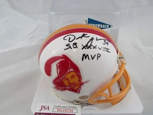 Dexter Jackson Tampa Bay Buccaneers Signed Autographed Speed Throwback Mini JSA - Picture 1 of 3