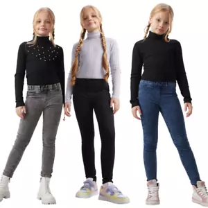 Pantaloni elasticizzati jeans skinny designer denim per ragazze - Foto 1 di 27