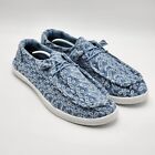 Rocketdog Comfort Loafer Shoes Size 11 Blue Memory Foam Slip On Canvas Shoe
