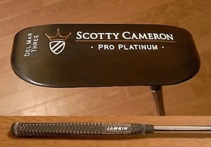 SCOTTY CAMERON PRO PLATINUM Del Mar 3 Black Refinish 35 inches Right Handed - Picture 1 of 3