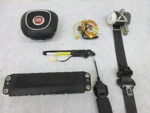 FIAT 500L 500 L TREKKING 2014-2015-2016-2017 BLACK AIRBAG LH LEFT SEAT BELT KNEE - Picture 1 of 9