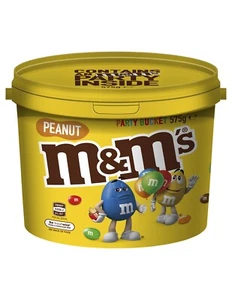 M&M's Peanut Bucket 575g x 6 - Picture 1 of 2