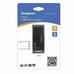NEW Simplecom CR201 HiSpeed USB 2.0 Card Reader - Picture 1 of 2