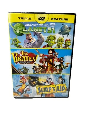 Pirates / Planet 51 / Surf's Up (DVD) Brand New Sealed - Image 1 of 2