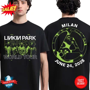 Linkin Park Milan Italy I-Days Festival 2025 From Zero World Tour June 24 T-Shir - Picture 1 of 4
