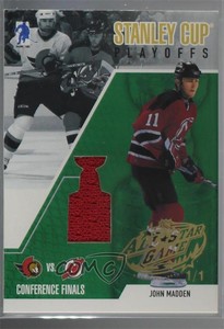 2003-04 ITG Be A Player Memorabilia All-Star Game 1/1 John Madden #SCP-28 2c5