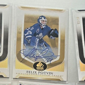 2021 SP Signature Legends MAPLE LEAFS FELIX POTVIN AUTHENTIC AUTOGRAPH