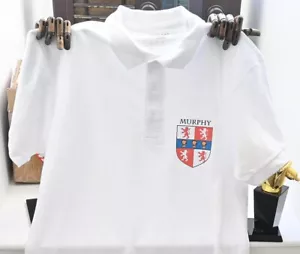 Irish Family Wappen Wappen auf weißem Poloshirt - Name Maccarthy bis Murphy - Bild 1 von 19