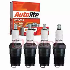 4 pc Autolite Copper Core Spark Plugs for 1909-1927 Ford Model T Ignition el - Picture 1 of 5