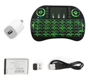 Mini 2.4G Wireless Keyboard Remote for Raspberry LG Smart TV Box Android TV LOT - Picture 1 of 11