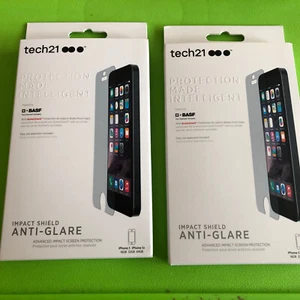 2 X Tech21 Impact Shield AntiGlare Screen Protector for iPhone 5 or 5S or SE - Picture 1 of 6