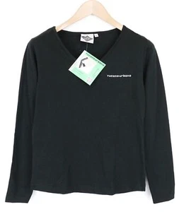 TUCANO URBANO T-TU Lady Womens T-Shirt S Black Jersey Cotton Pullover - Picture 1 of 14