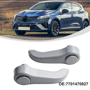 Grey Replacement Seat Adjusters for Renault For Clio II and For Twingo 1 - Picture 1 of 12
